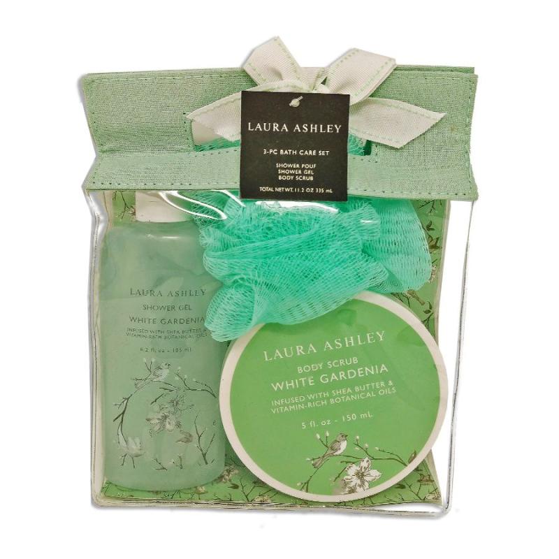 White Gardenia 3 Pc Bath Set By Laura Ashley Gifts Self Care