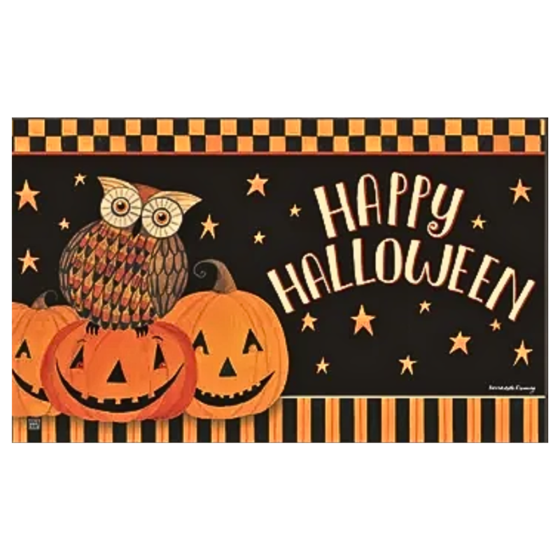 Owloween Fun Large Mat