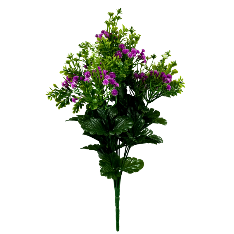 16" Baby's Breath Filler Bush- Purple