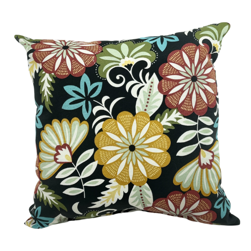 17" Cadellep Ebony Outdoor Pillow