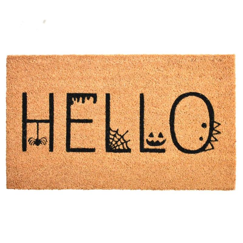 Spooky Hello Coir Doormat