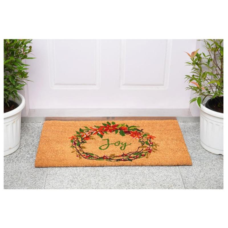 Joy Wreath Doormat