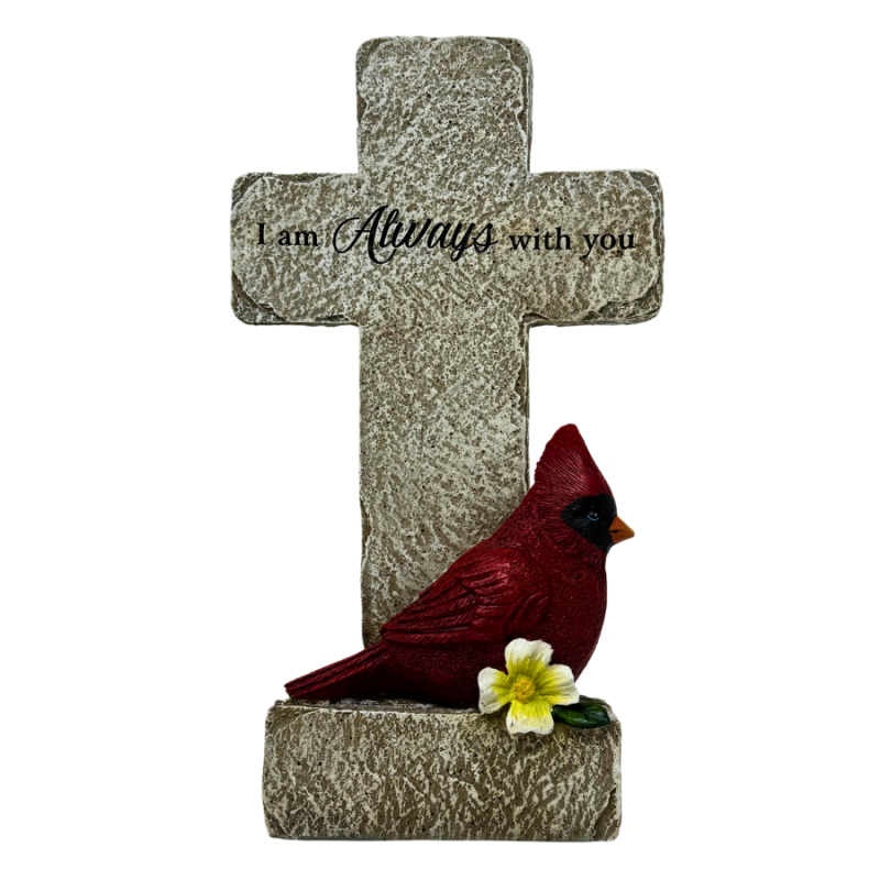 Cardinal Cross Statue- Always With You