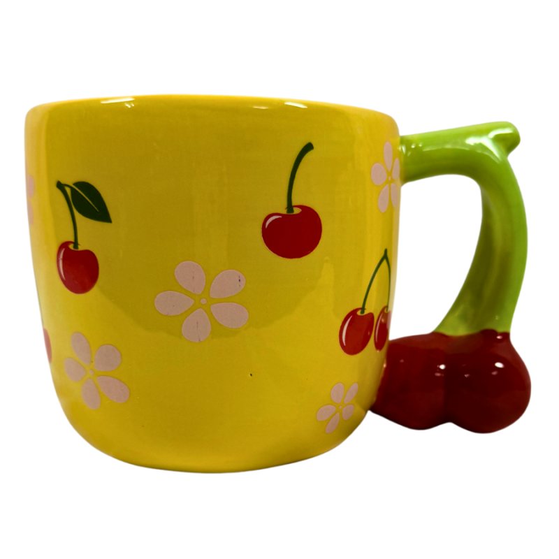 Cherry Mug-Yellow