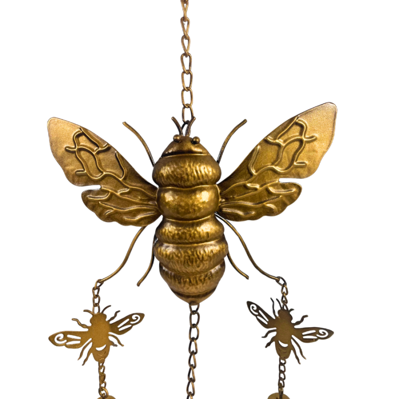 21" Gold Bumblebee Windchime