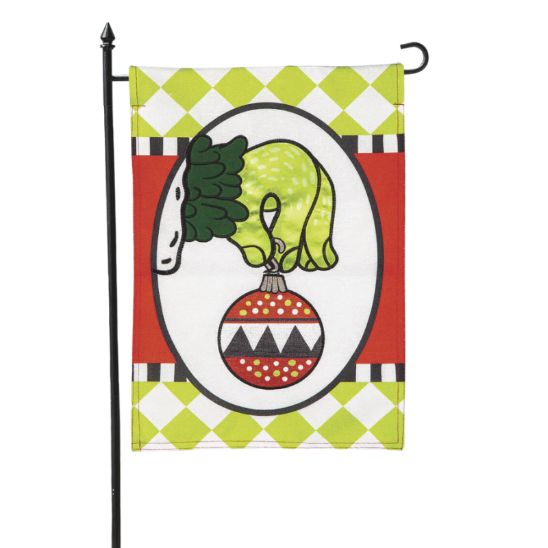 Christmas Monster Ornament Garden Flag