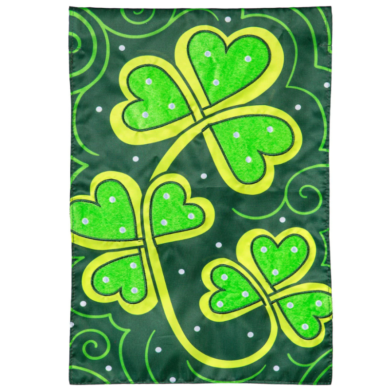 Lucky Clovers House Flag