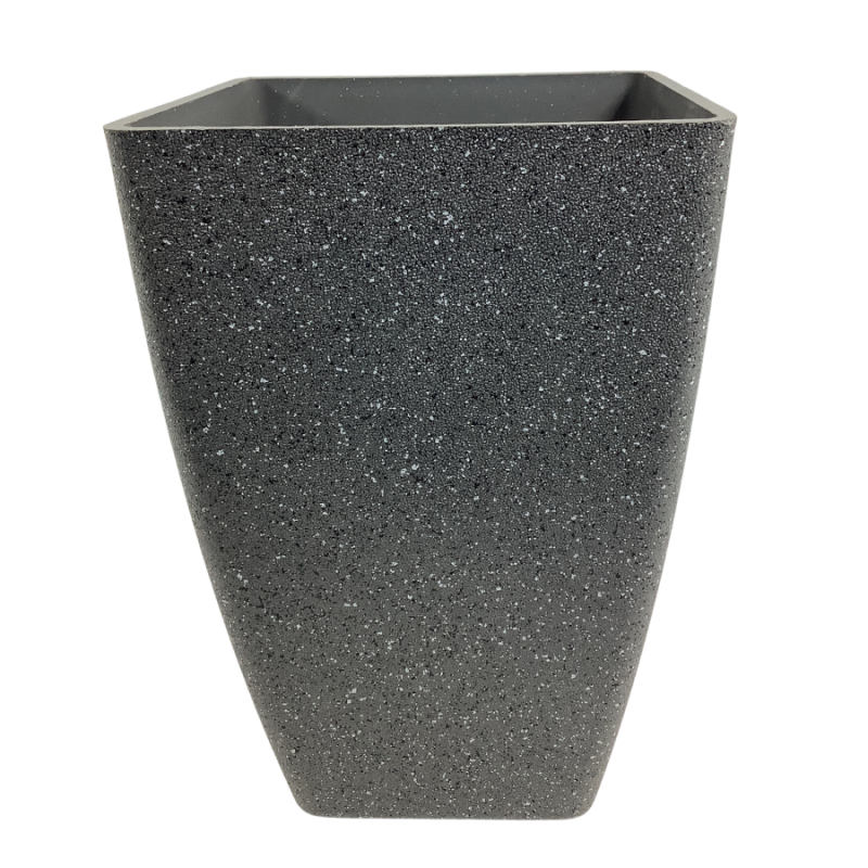 7" x 4" Black and White Spectrum Planter