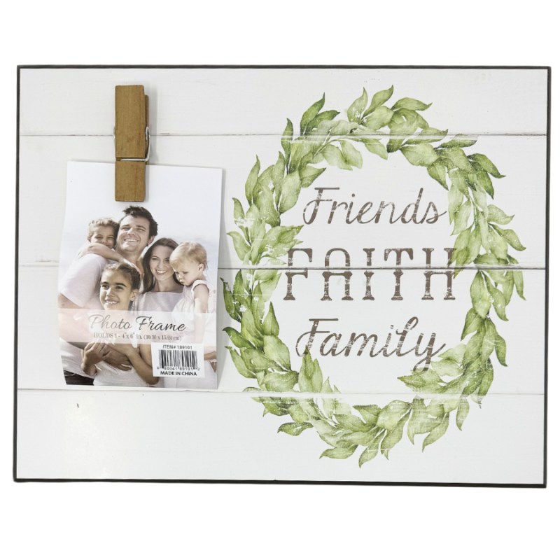 14”x11” Friends Faith Family Photo Frame