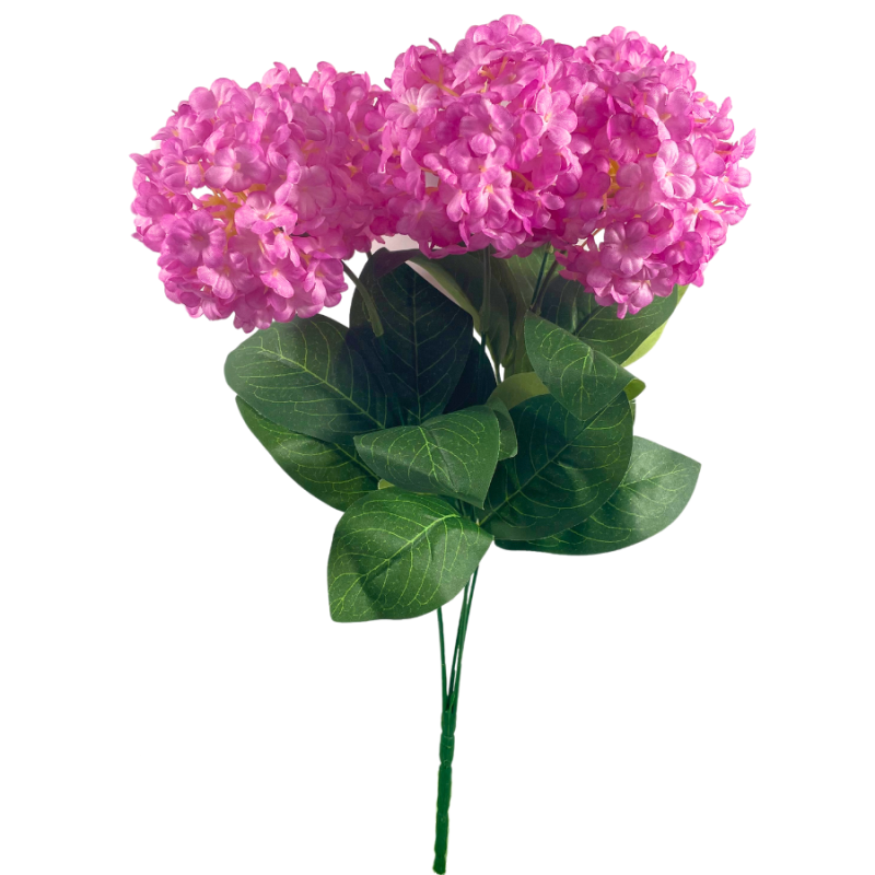 18" Hydrangea Macrophylla - Fuchsia