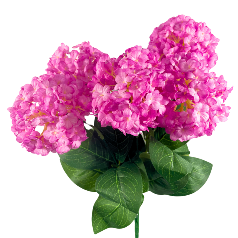 18" Hydrangea Macrophylla - Fuchsia