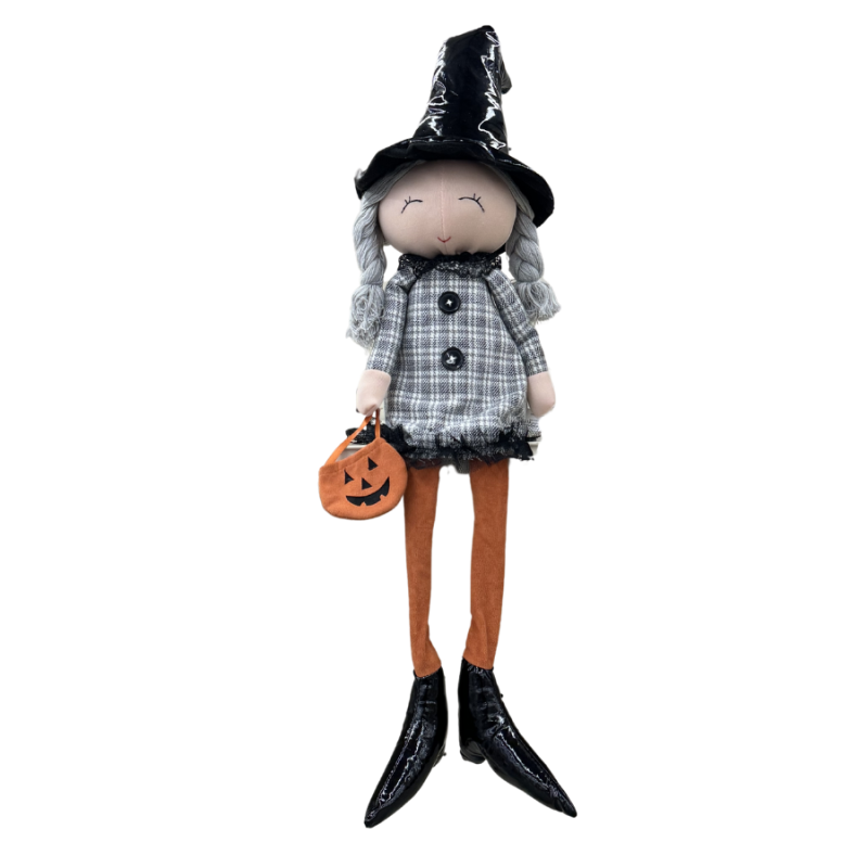 Witch Shelf Sitter with Braids