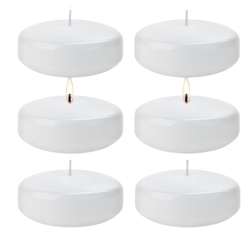 2" Floating Tealight Candles- 6 Pack