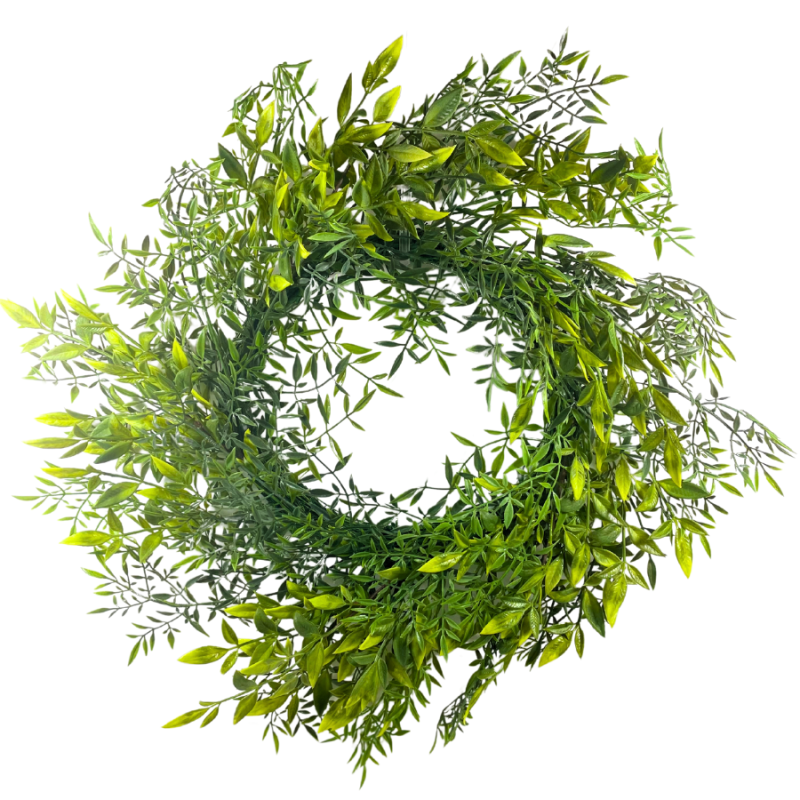 24" Heavenly Bamboo Wreath