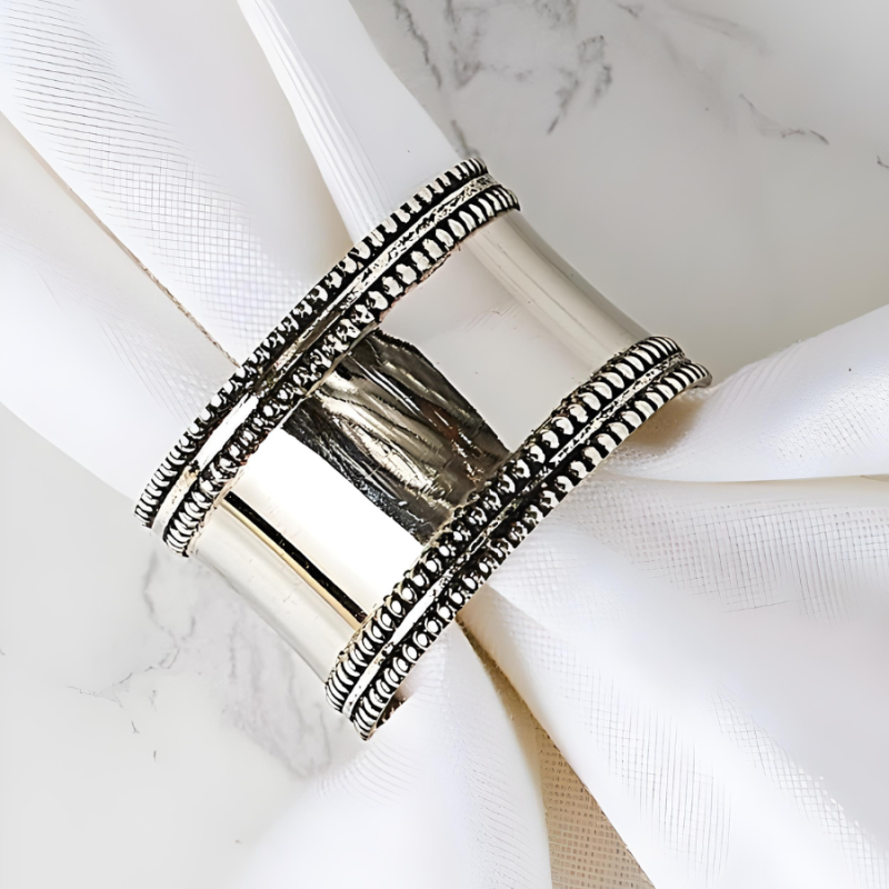 Silver Band Napkin Ring