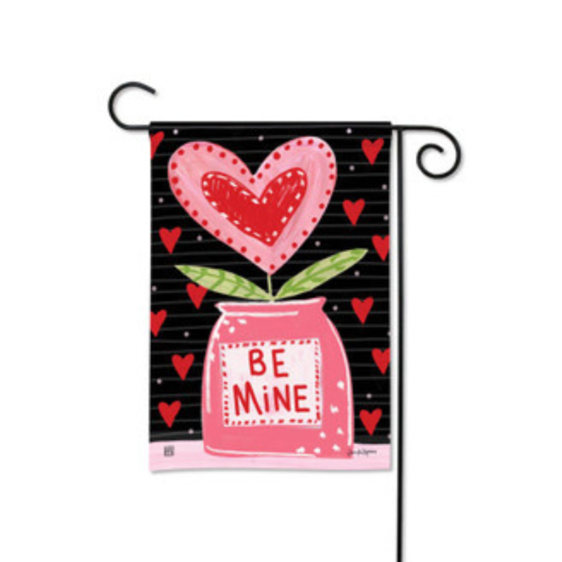 Be Mine Flower Garden Flag