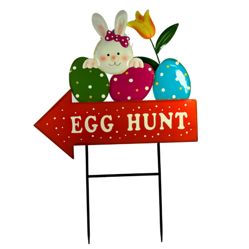 29" Egg Hunt Yard Stake