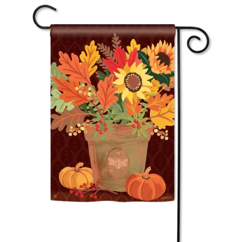 Harvest Terra Cotta Garden Flag