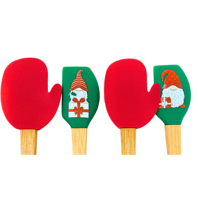 4pc Mini Pointed Spatulas Set - Gnome