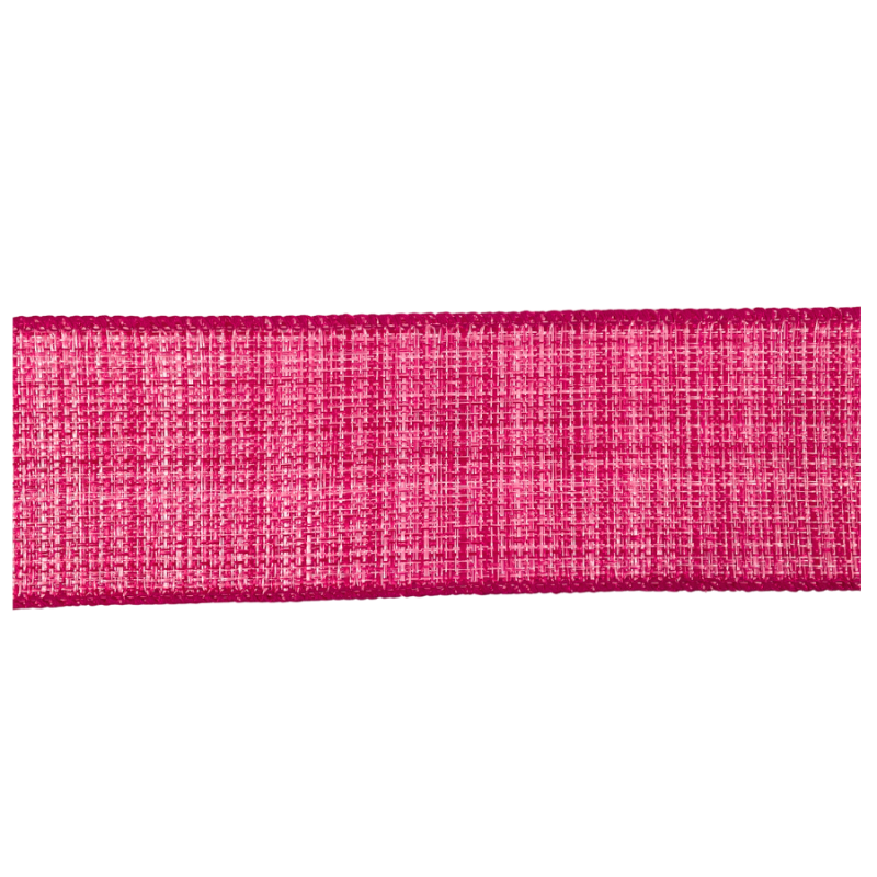 2.5" x 10yd Fuchsia Cavas Ribbon