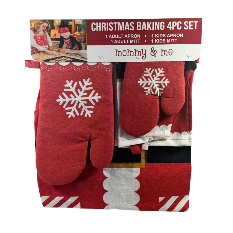 Mommy & Me Christmas Baking Set- Santa's Helper