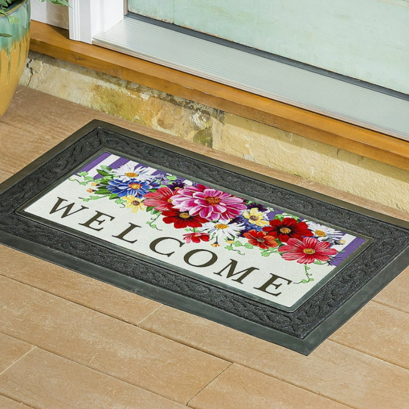 Divided Floral Switch Mat