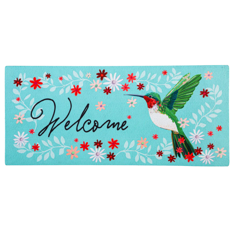 Hummingbird Welcome switch Mat