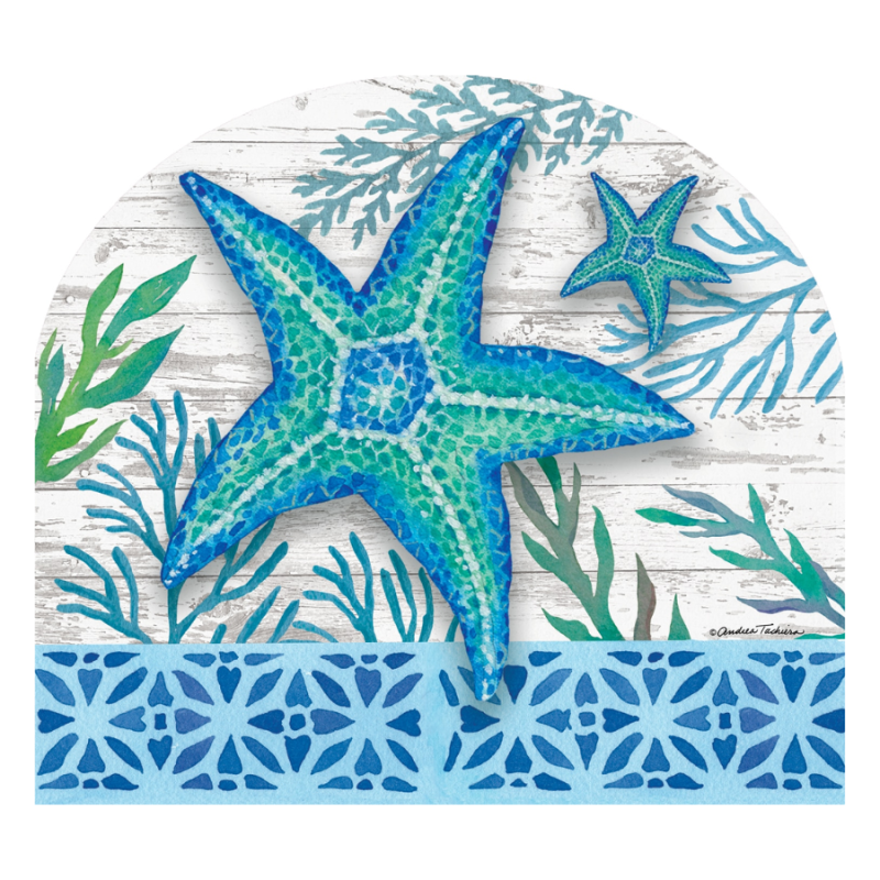 Teal Starfish Arbor Mate Insert