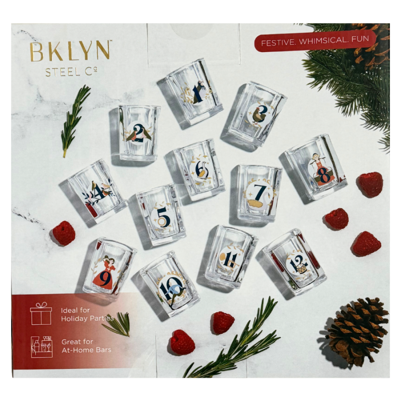 12pc Shot Set- 12 Days of Christmas