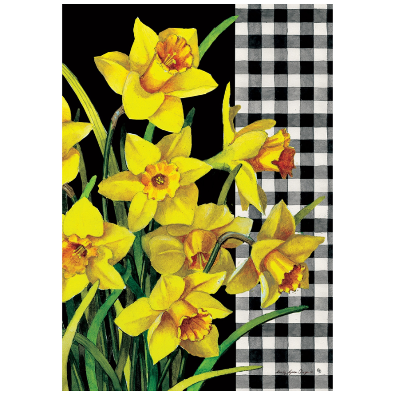 Daffodil Check House Flag