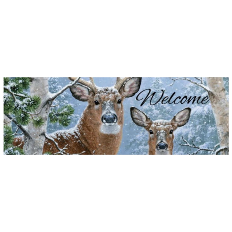 Winter Whiteail Signature Sign