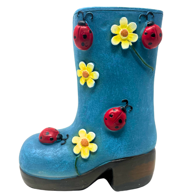 Summertime Planter Boot - Blue