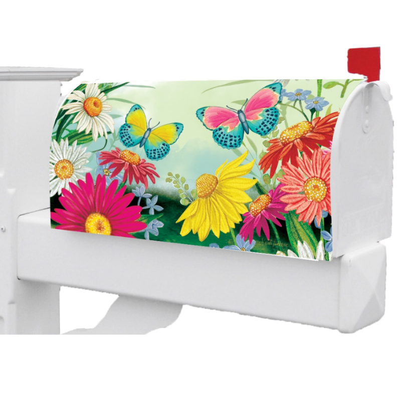 Daisy Boots Mailbox Cover