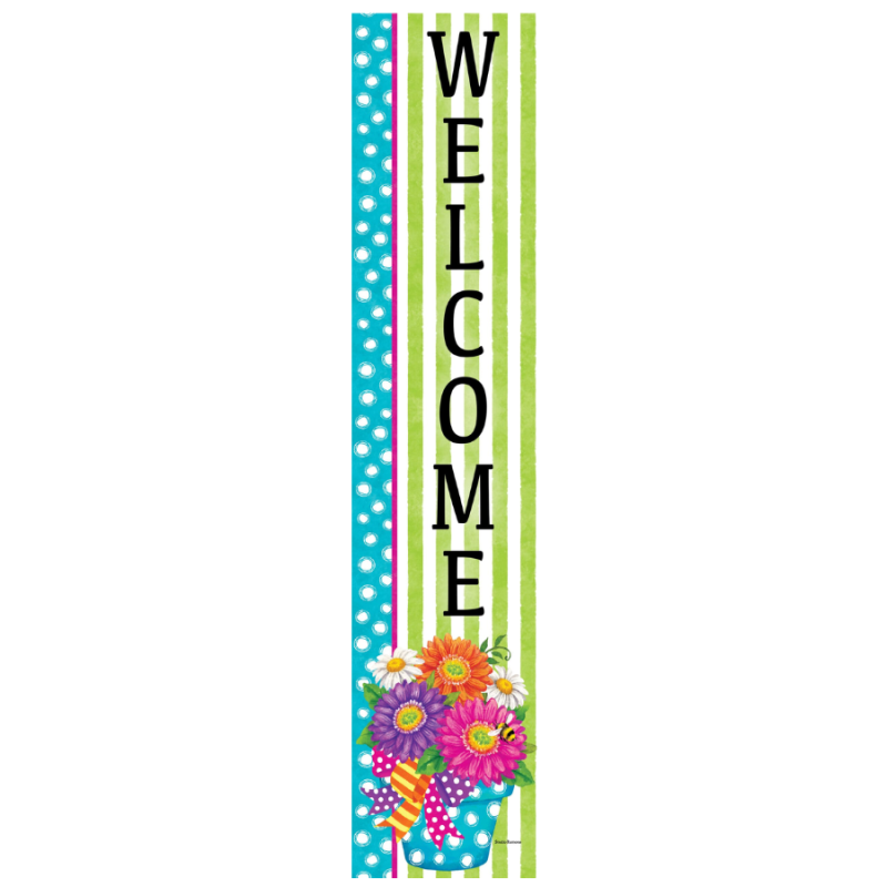 Gerbera Stripes Yard Expression Sign