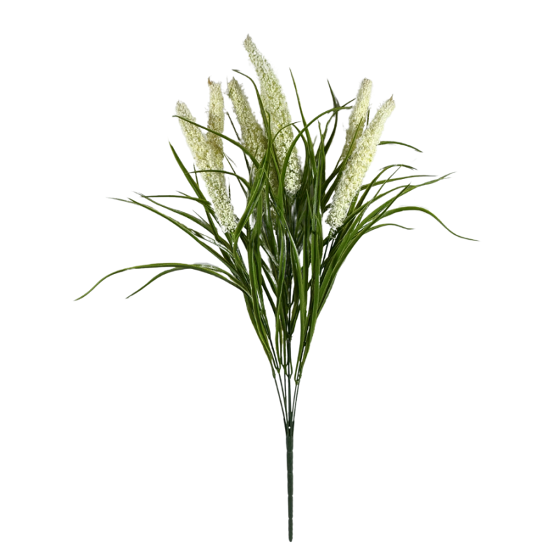 25" Foxtail Lily- White