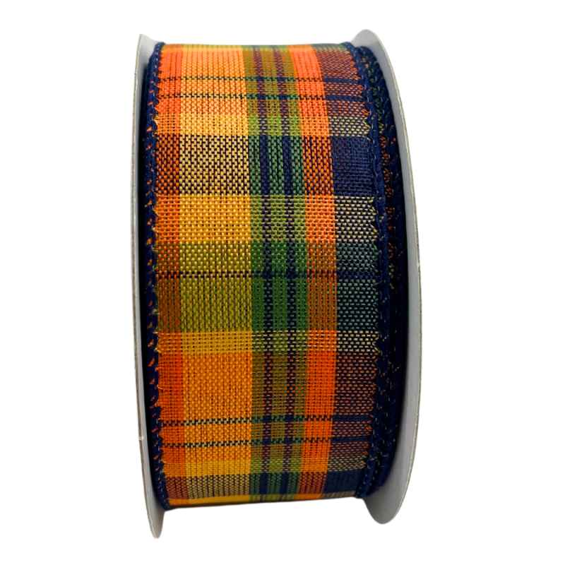 1.5" x 10yd Fall Fun Plaid Ribbon