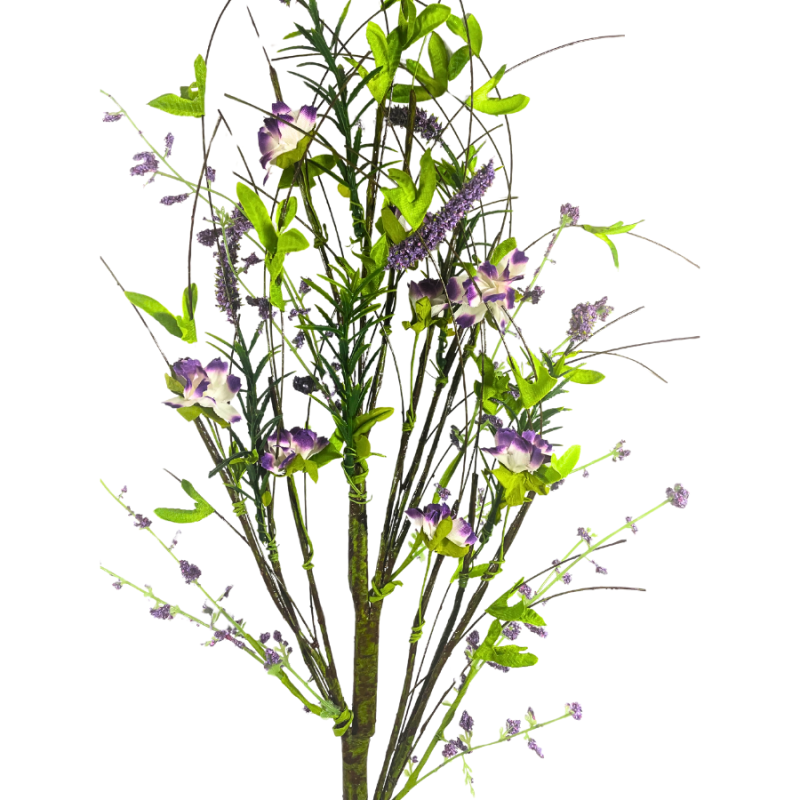 30" Purple Lavendar Blossom Spray