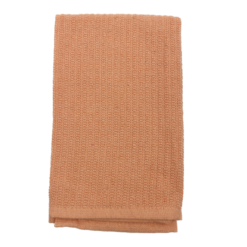 Serafina Home Oversized Solid Color Burnt Orange Rust Kitchen Towels: 100%  Cotton Soft Absorbent Ribbed Terry Loop, Set of 3 Multipurpose for Everyday