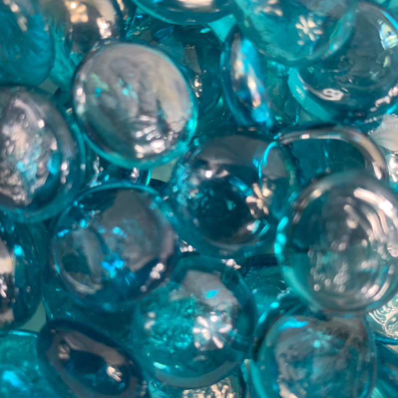 12 oz Bag of Ice Blue Lustre Gems