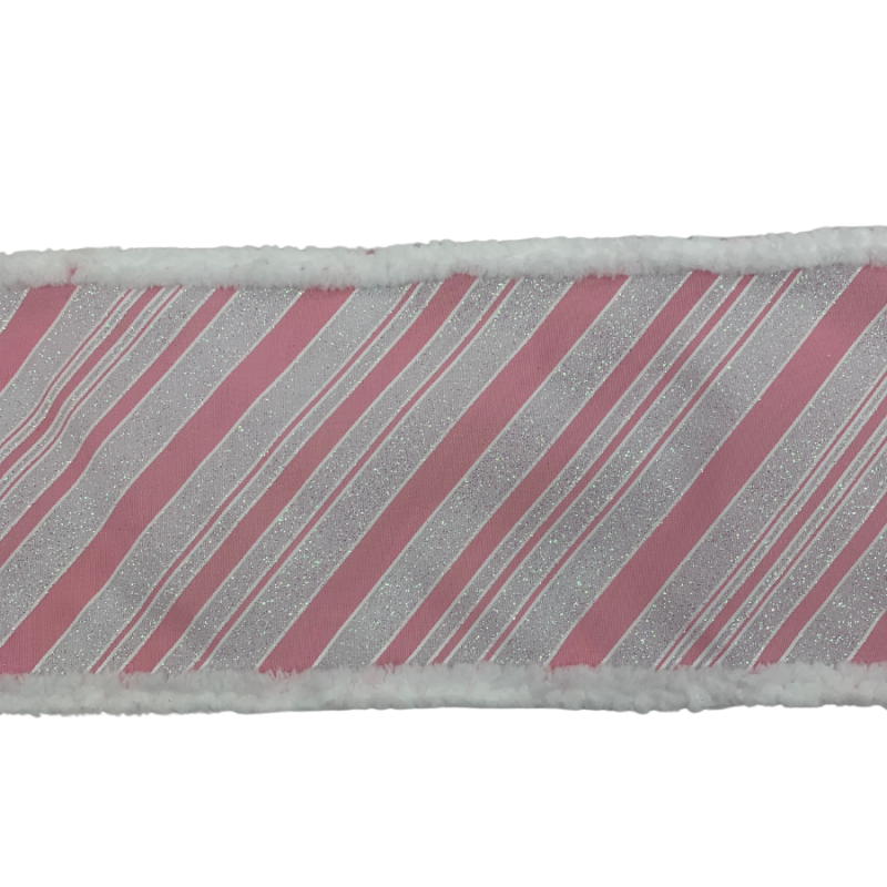 4" x 10yd Pink Cotton Candy Ribbon