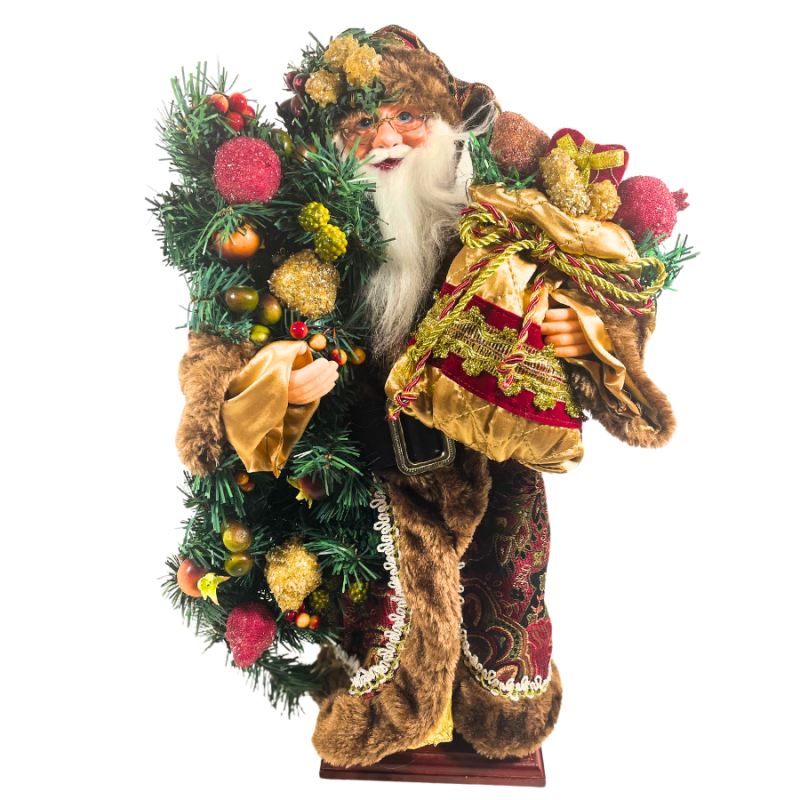 20" Fruitful Santa w/ Jingle Bell Hat