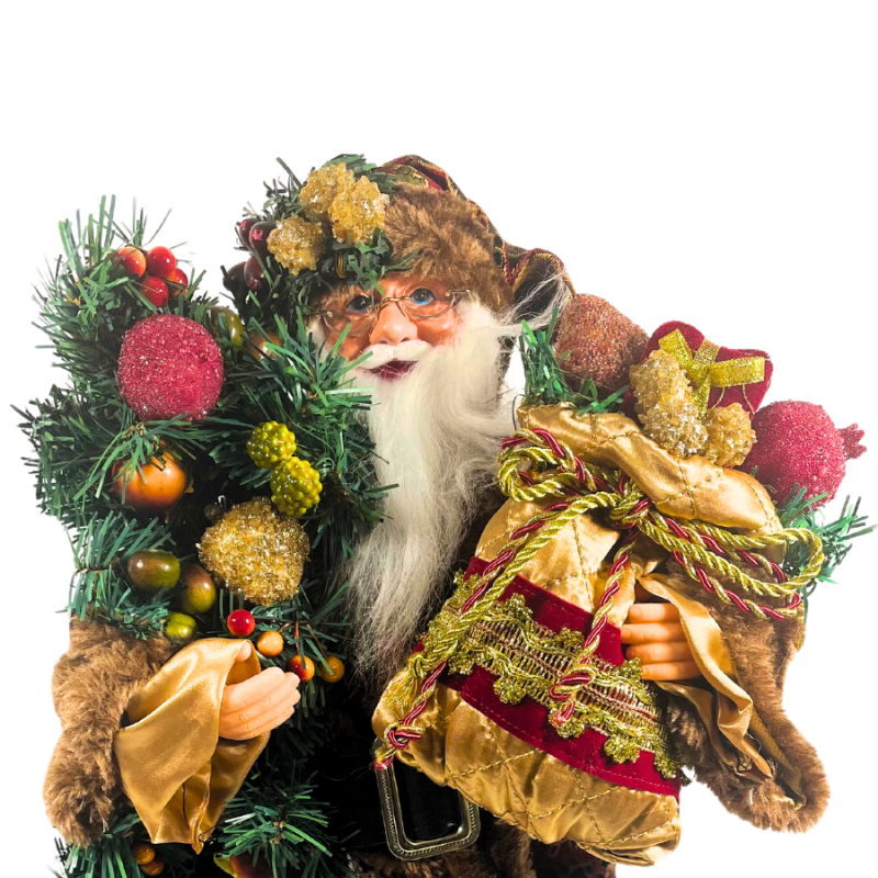 20" Fruitful Santa w/ Jingle Bell Hat