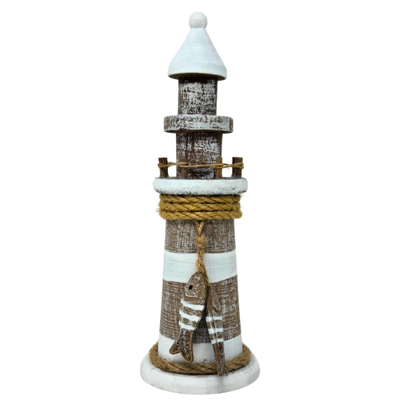 10" Wooden Light House