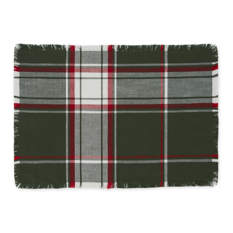 Deck The Halls Plaid Placemat