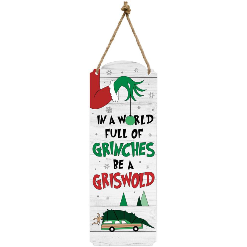 18" Metal Wall Plaque - Grinches Griswold