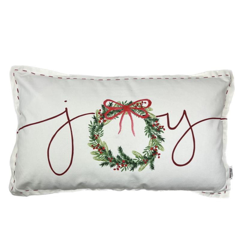 16" x 26" Christmas Joy Long Pillow