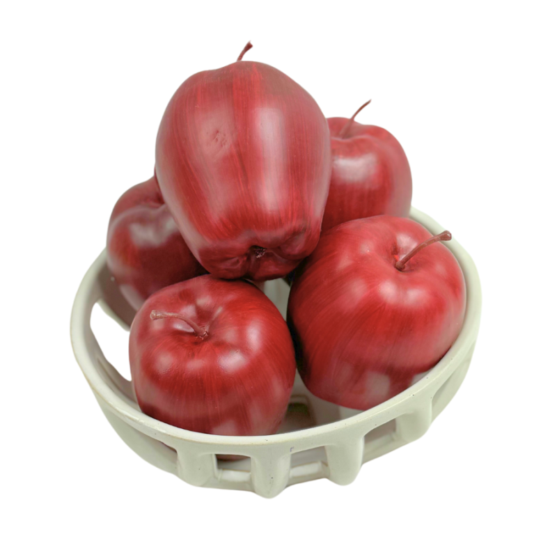 Artificial Red Apple- Pack of 6