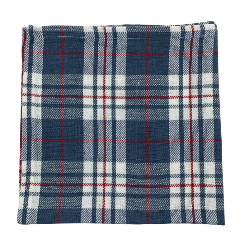 Blue Jean Plaid Napkin