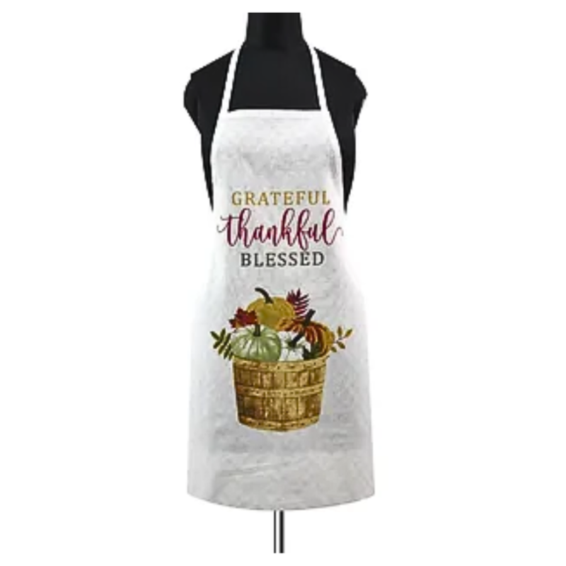 Grateful, Thankful, Blessed Apron