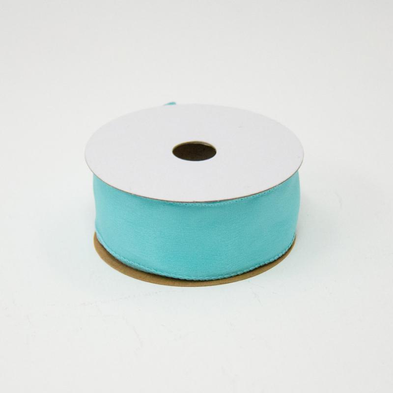 aqua satin ribbon